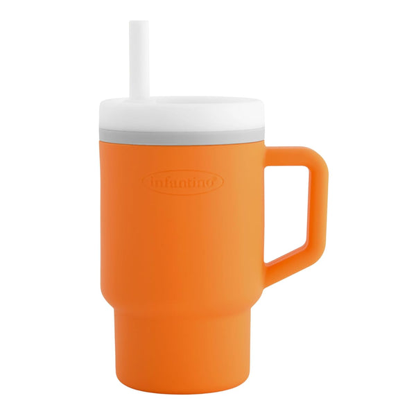 Infantino My First Tumbler Straw Cup - Orange