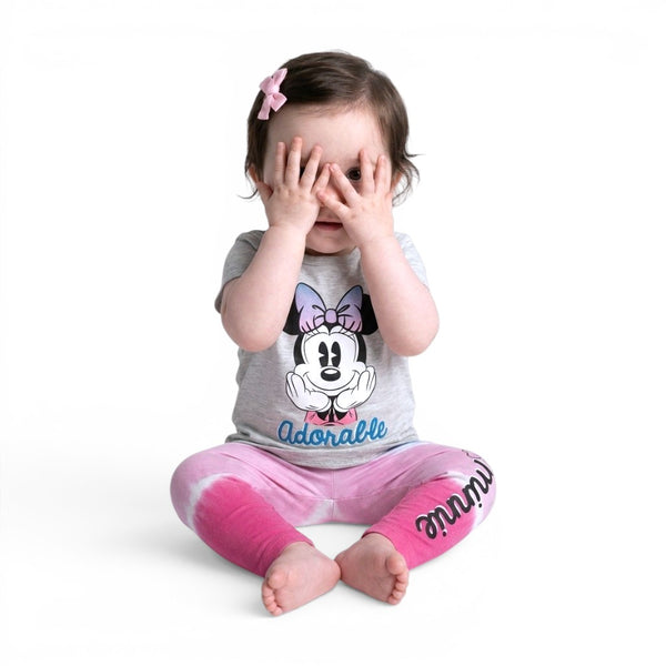 Disney Minnie Tee & Legging Set · Adorable Tie-Dye