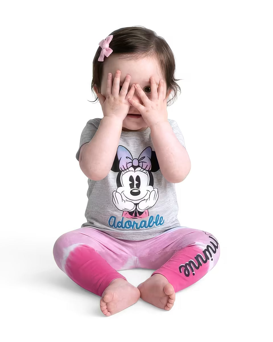 Disney Minnie Tee & Legging Set · Adorable Tie-Dye