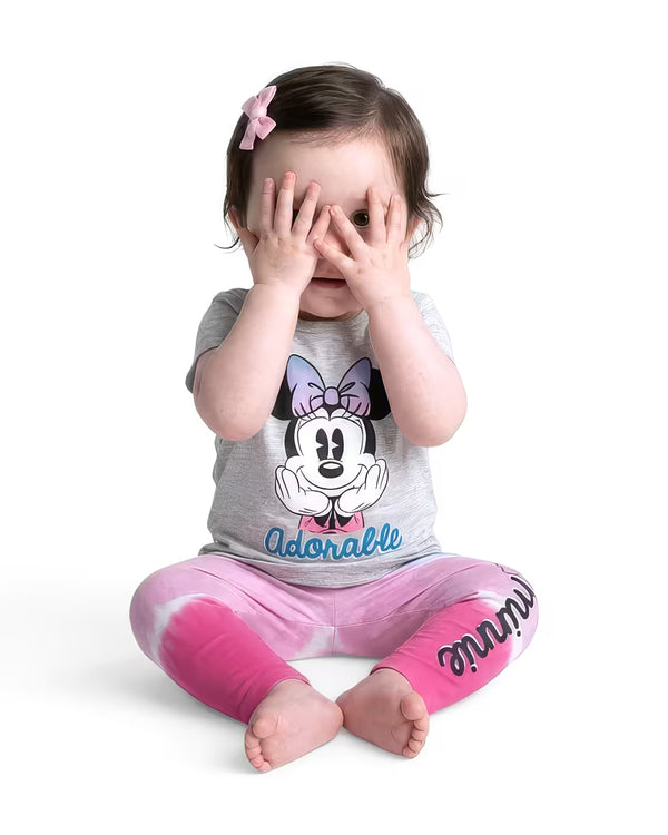 Disney Minnie Tee & Legging Set · Adorable Tie-Dye