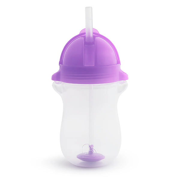 Munchkin Any Angle Weighted Straw Tippy Cup 10oz - Purple