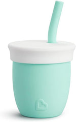 Munchkin C'est Silicone! Training Cup with Straw 4oz - Mint - Image 3