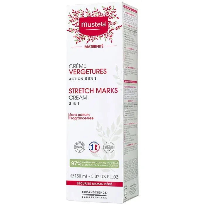 Mustela Stretch Marks Cream Fragrance Free 150ml