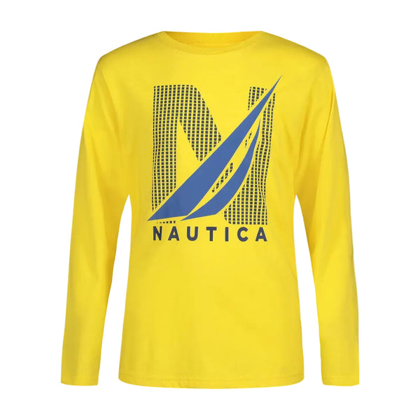 Nautica Niños Camiseta Manga Larga - Amarillo