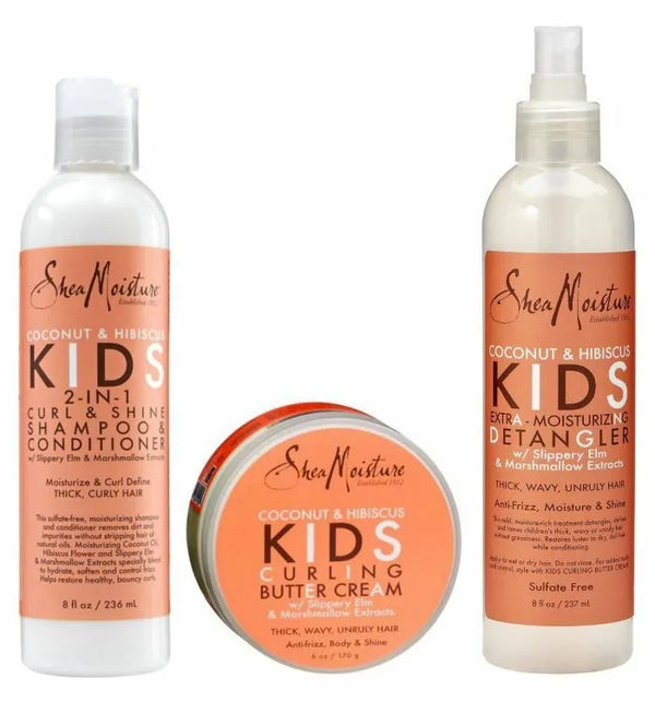 SheaMoisture Kids Curly Hair 3-Piece Combo