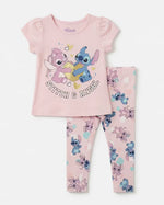 2 Piece Stitch Leggin Set - Image 2