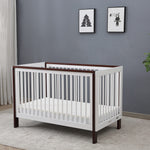Cuna Tokio 4-en-1 Convertible - Blanco/Espresso - Image 1