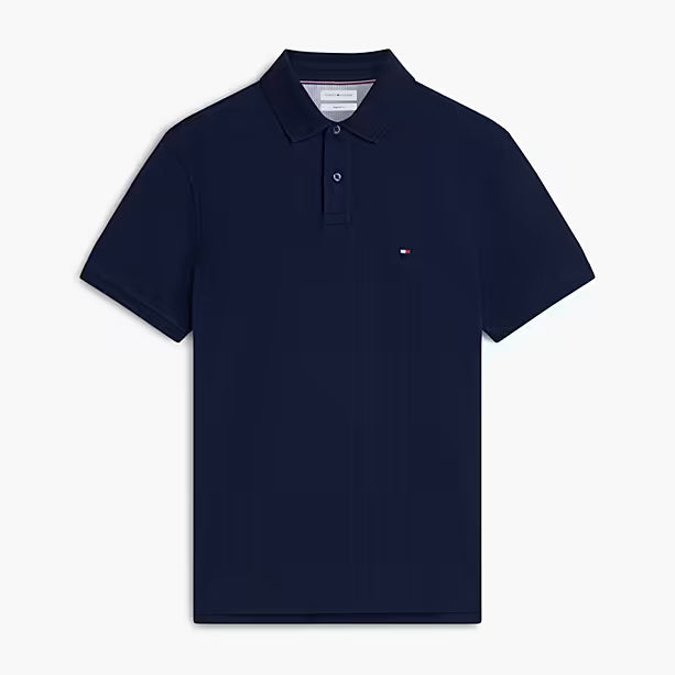 Tommy Hilfiger Boys' Short Sleeve 1985 Slim Fit Polo - Desert Sky
