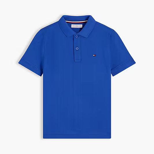 Tommy Hilfiger Niños Polo - Cyan