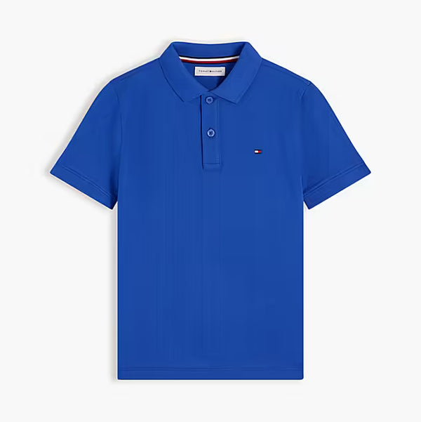 Tommy Hilfiger Niños Polo - Cyan