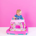 Bright Starts Floral Friends Walk-A-Bout Walker - Pink - Image 2