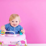 Bright Starts Floral Friends Walk-A-Bout Walker - Pink - Image 3