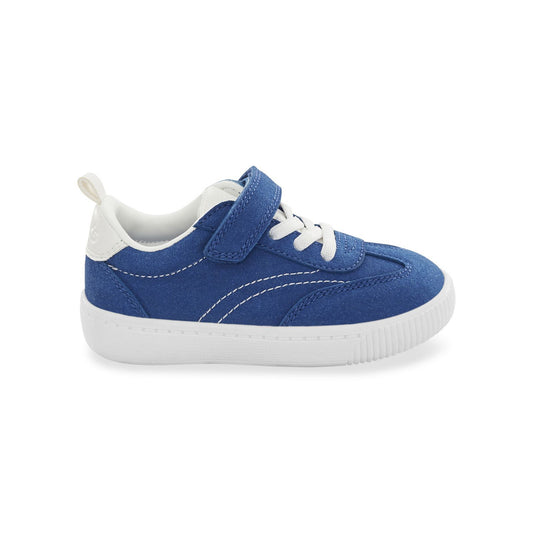 Kids Sneaker - Navy Blue White Canvas