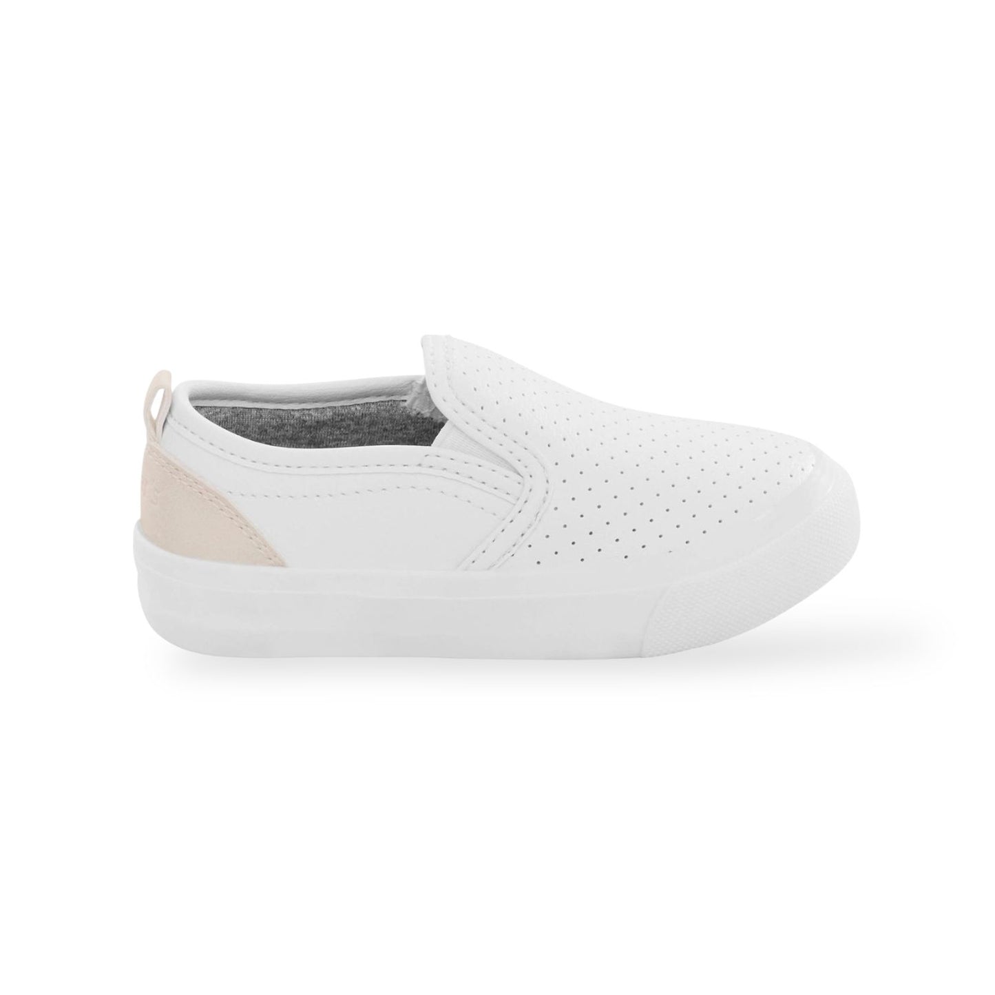 Kids Sneaker - White Canvas Low-Top