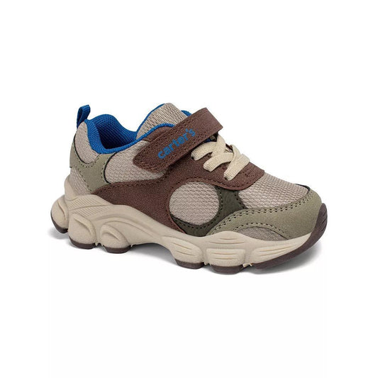 Kids Sneaker - Brown Tan Lace-Up