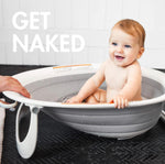 Boon Naked 2-Position Collapsible Bathtub - Gray - Image 3