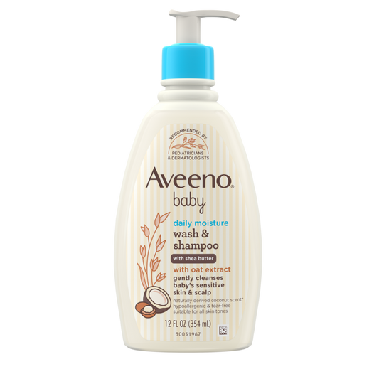Aveeno Baby Daily Moisture Gentle Body Wash & Shampoo 12 fl oz - ColorPlay