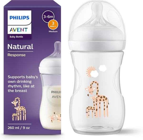 Avent Biberón Natural jirafa 9 oz
