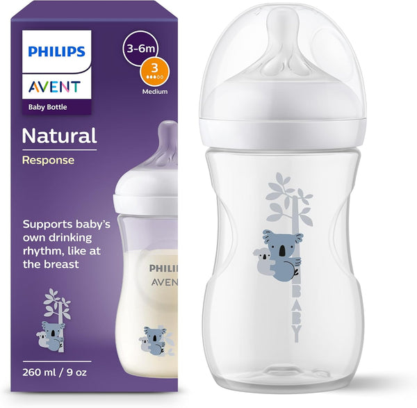 Avent Biberón Natural koala 9 oz