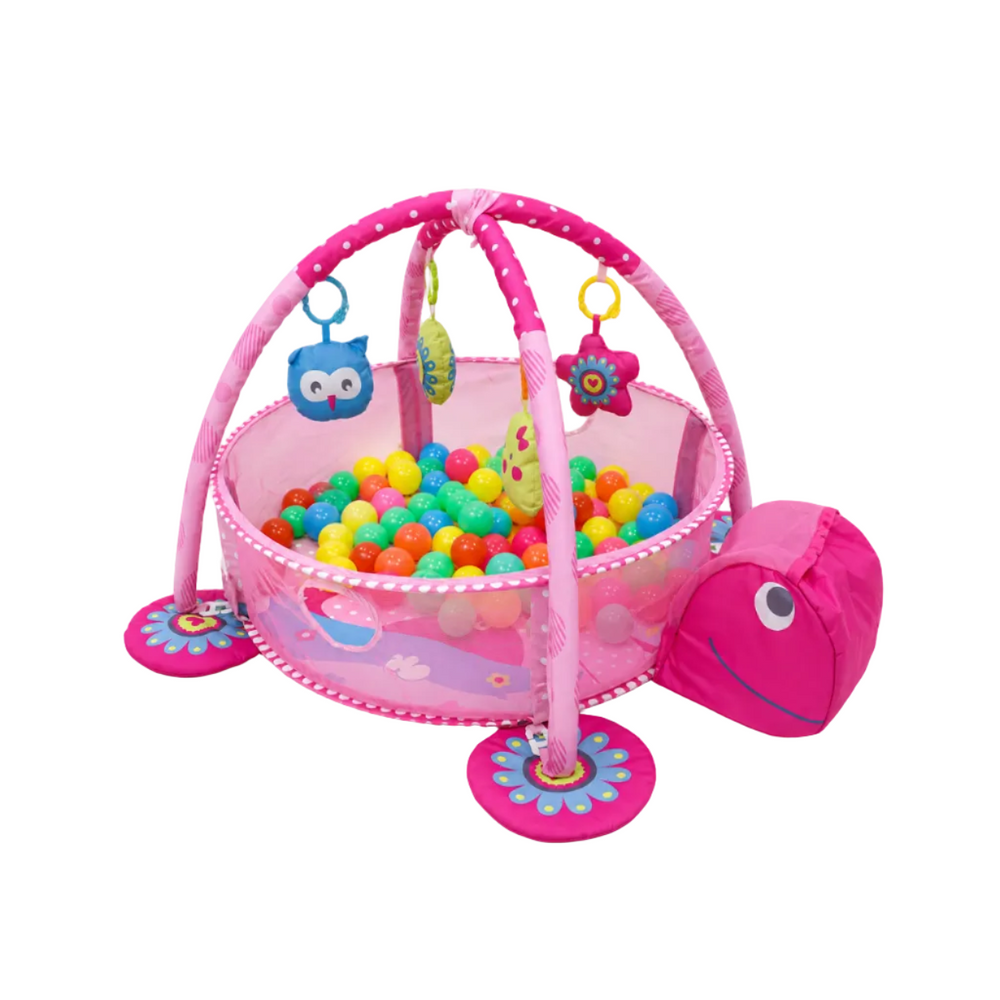 Nubebé 3-in-1 Activity Play Gym & Ball Pit - Pink