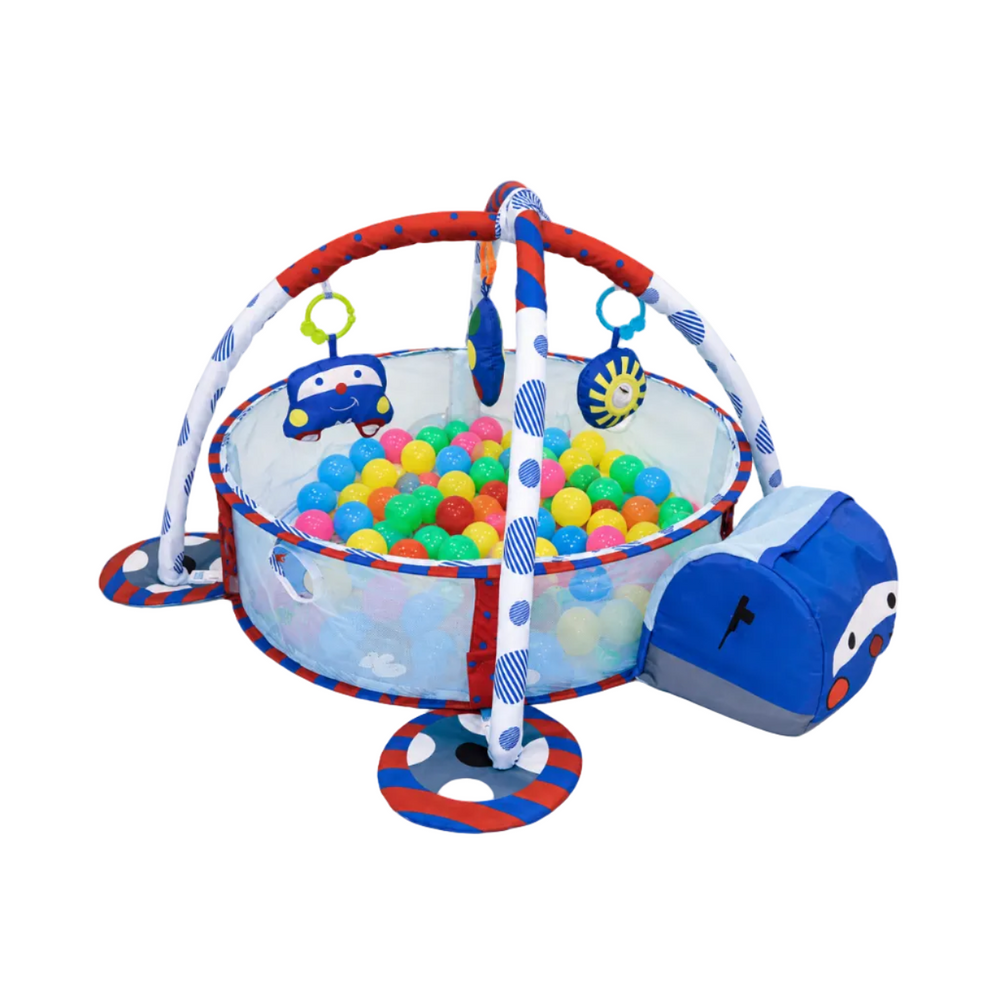Nubebé 3-in-1 Activity Play Gym & Ball Pit - Cars