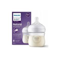 Philips Avent Natural Response 3.0 Baby Bottle 4 oz Clear