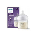 Philips Avent Natural Response 3.0 Baby Bottle 4 oz Clear - Image 1