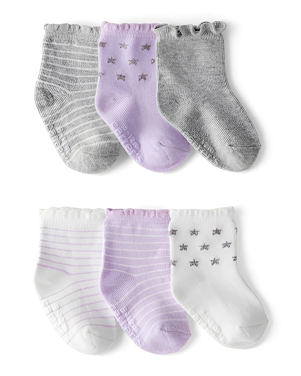 Carter's Baby Girl 6 Pack Socks