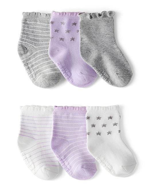 Carter's Baby Girl 6 Pack Socks - ColorPlay