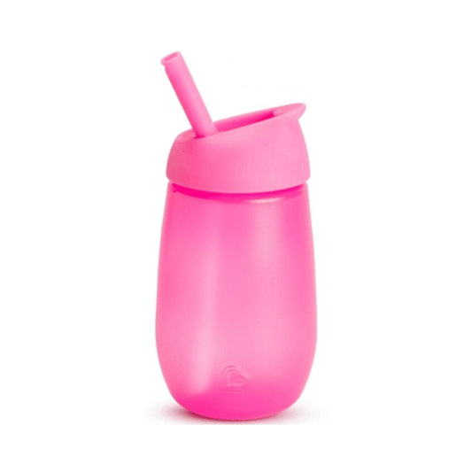 Munchkin - 10 oz Simple Clean Straw Cup Rosado - ColorPlay