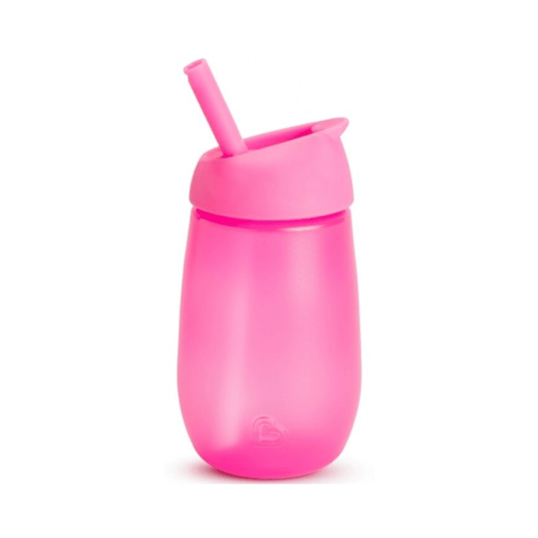 Munchkin - 10 oz Simple Clean Straw Cup Rosado