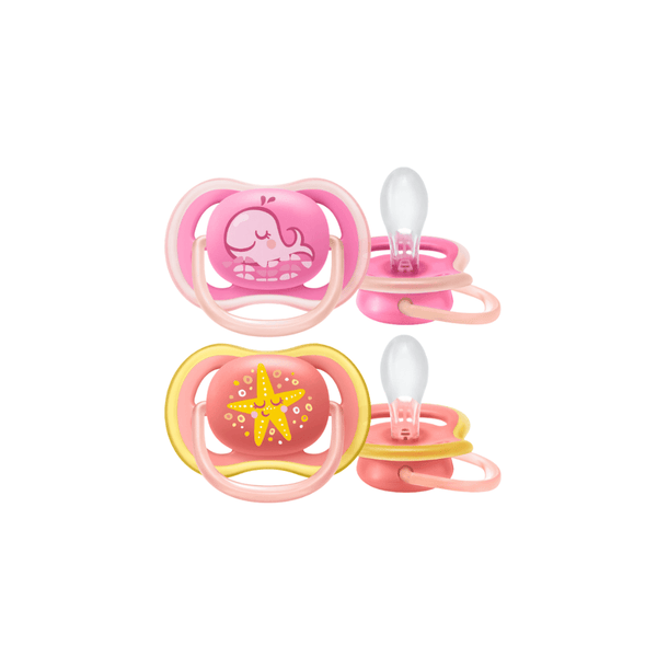 Avent Chupetes Ultra Air Animales Rosados