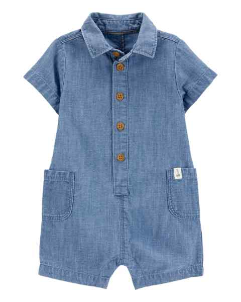 Carter's Romper Chambray