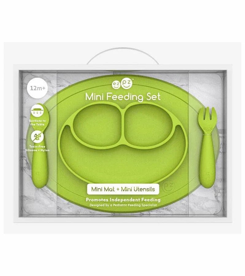 ezpz Mini Feeding Set - Green