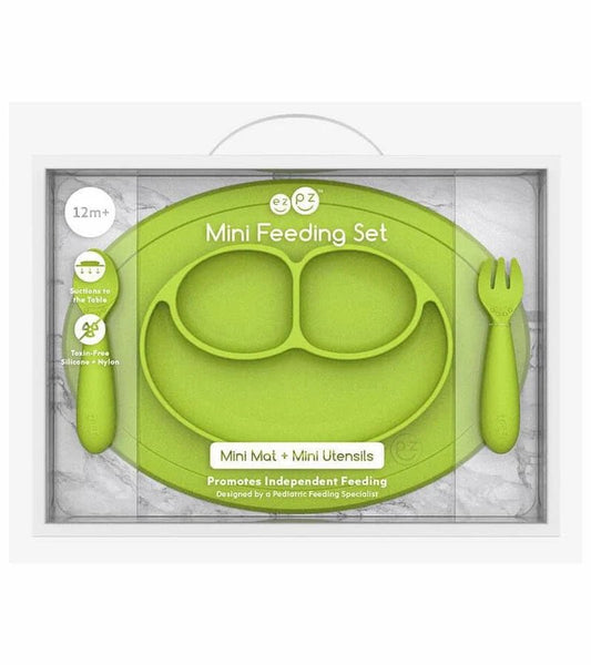 ezpz Mini Feeding Set - Green - ColorPlay