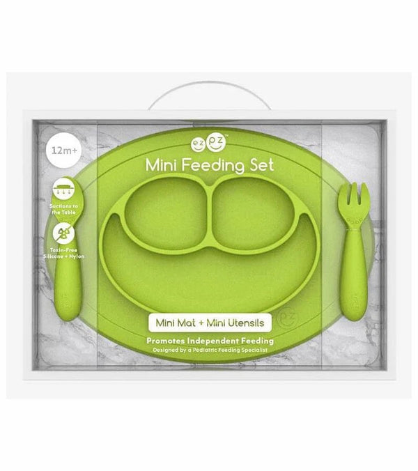 ezpz Mini Feeding Set - Green
