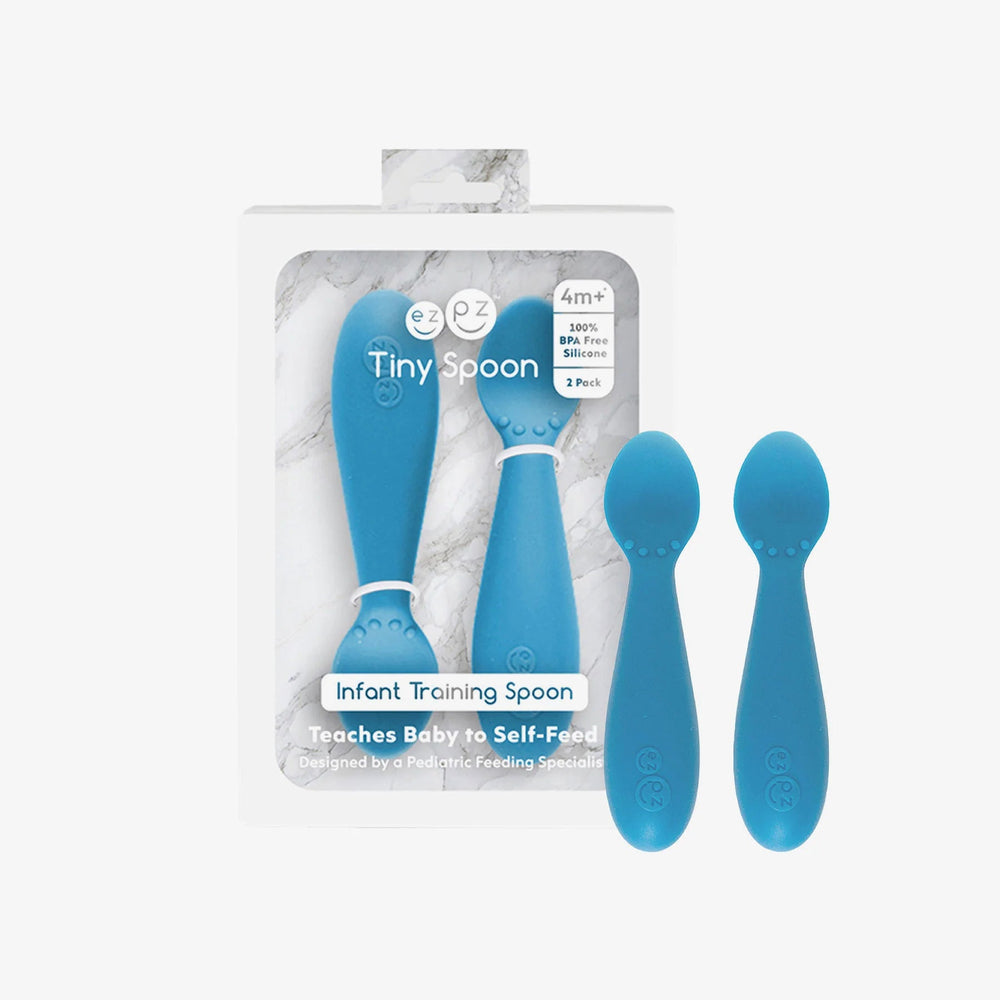 ezpz Tiny Spoon 2-Pack - Blue
