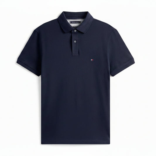 Tommy Hilfiger Boys' Short Sleeve 1985 Slim Fit Polo - Desert Sky - ColorPlay