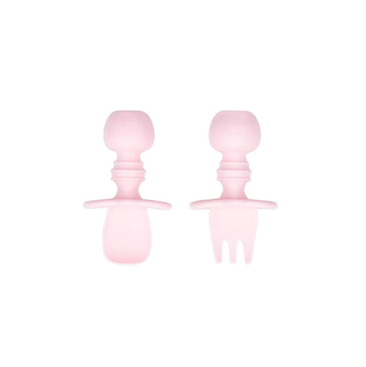 Bumkins Silicone Chewtensils - Pink - ColorPlay