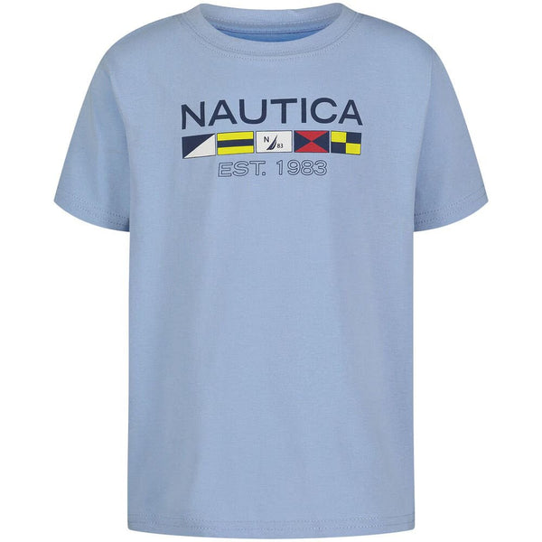 Nautica Niños Camiseta Gráfica - Celeste