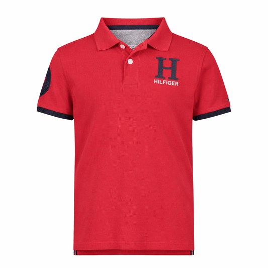 Tommy Hilfiger Boys' H Limited Edition Polo Shirt – Red - ColorPlay