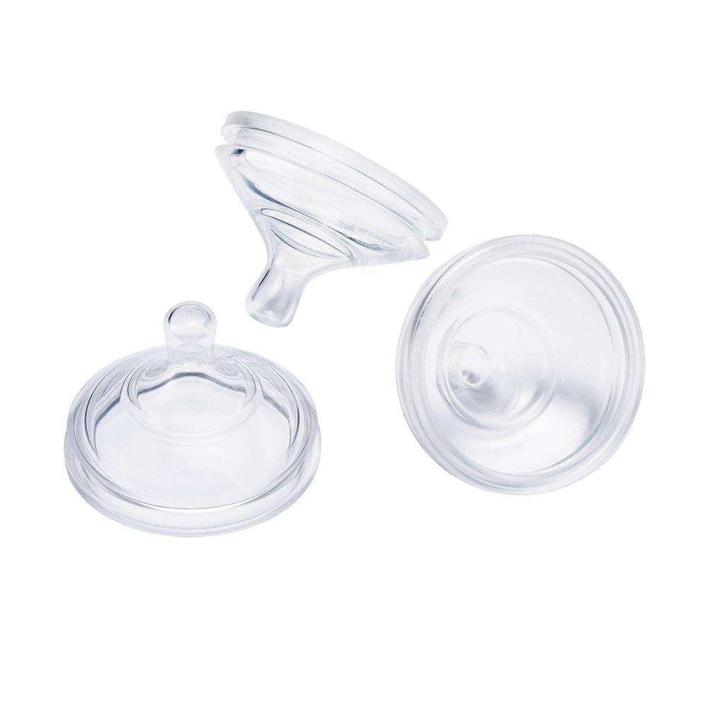 Boon NURSH Tetinas de Silicona Flujo Medio - Set de 3