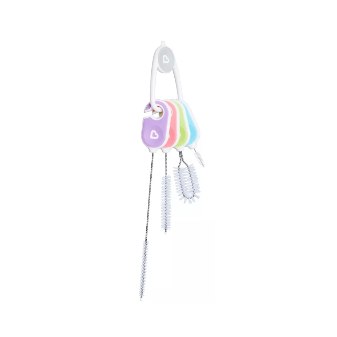 Munchkin - Set de Cepillos para Biberones y Vasos - ColorPlay