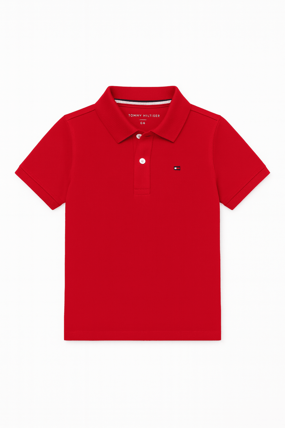 Tommy Hilfiger Niños Polo - Rojo