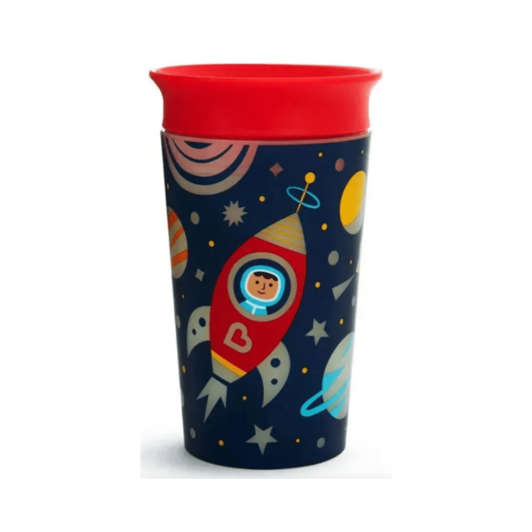 Munchkin - Vaso Decorado Miracle 360° Brilla en la Oscuridad 9 oz - ColorPlay