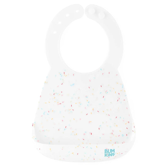 Bumkins Silicone Bib - Vanilla Sprinkle - ColorPlay