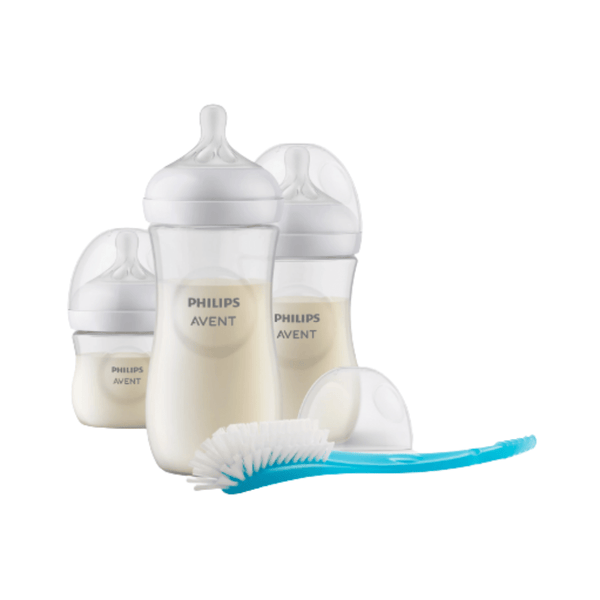 Avent Set de Biberones Natural con cepillo