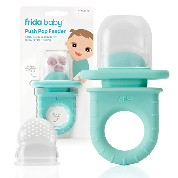 Frida Baby Push Pop Feeder - Vibrant Teal