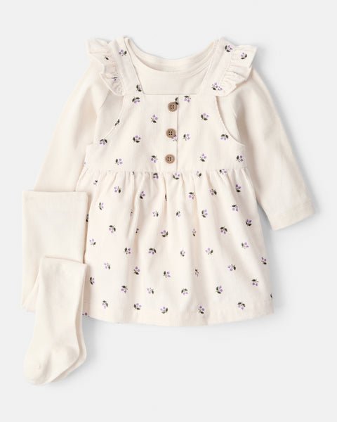 Carter's Baby Girl 3-Piece Floral Jumper Set