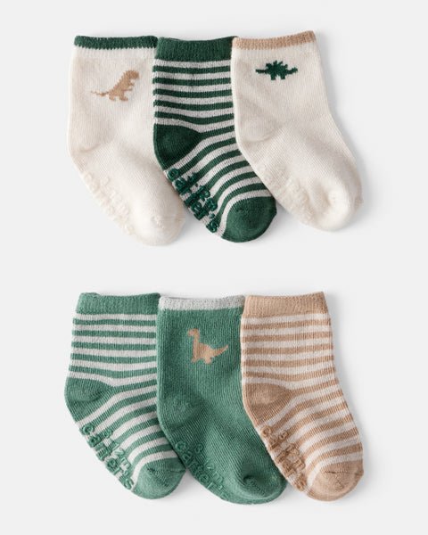 Carter's Baby Boy 6-Pack Socks Dinosaur